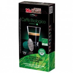 Кофе в капсулах Molinari Caffe Biologico (10 капсул по 5 гр)