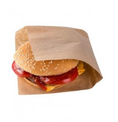 Бумажные уголки крафт для бургеров и сэндвичей L